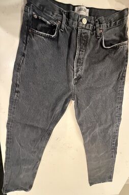 AGOLDE High Rise 90s pinch waist Black area